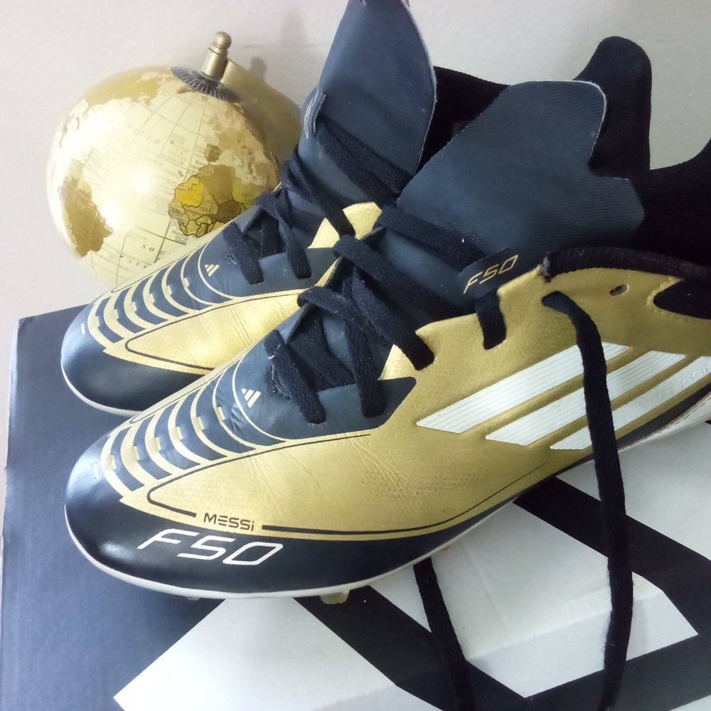 Adidas F50  Gold and Black Soccer Cleats Youth